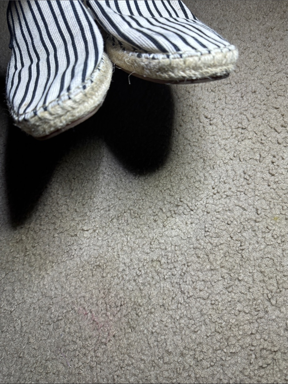 Zara Black and White Striped Espadrille Slip-Ons - Picture 5 of 5
